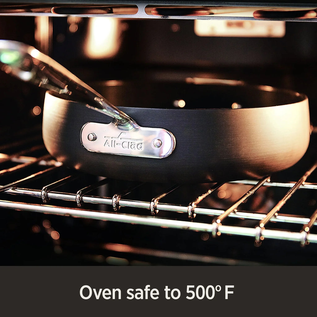 12-Inch Hard Anodized Nonstick Fry Pan with lid E521