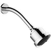 Wrought Iron Dome Cylindrical Shower Head with Arm and Round Flange J156