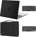 Black Plastic Hard Shell 3 in 1 Case for MacBook Air 13 inch L247