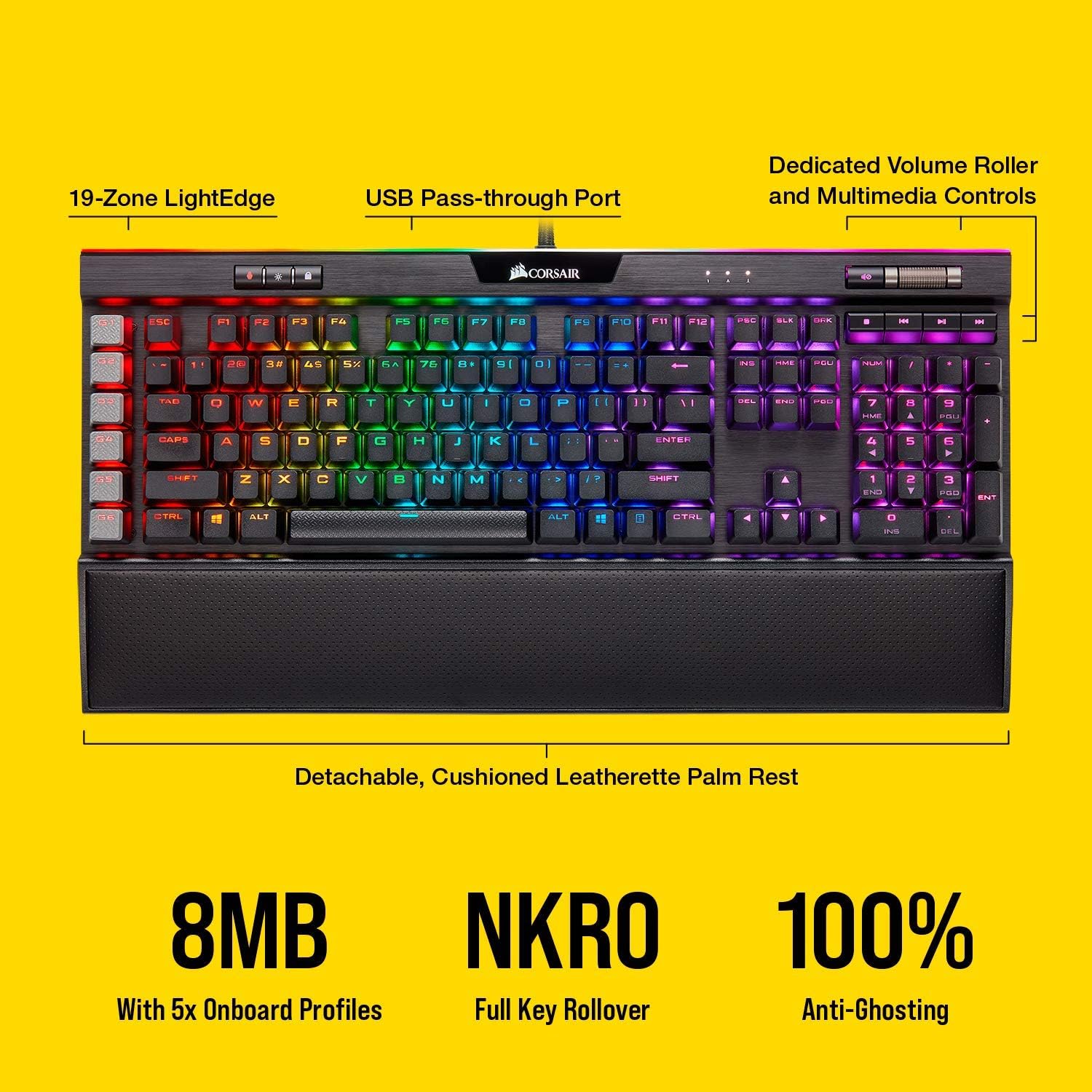 Renewed Mechanical Gaming Keyboard W696086