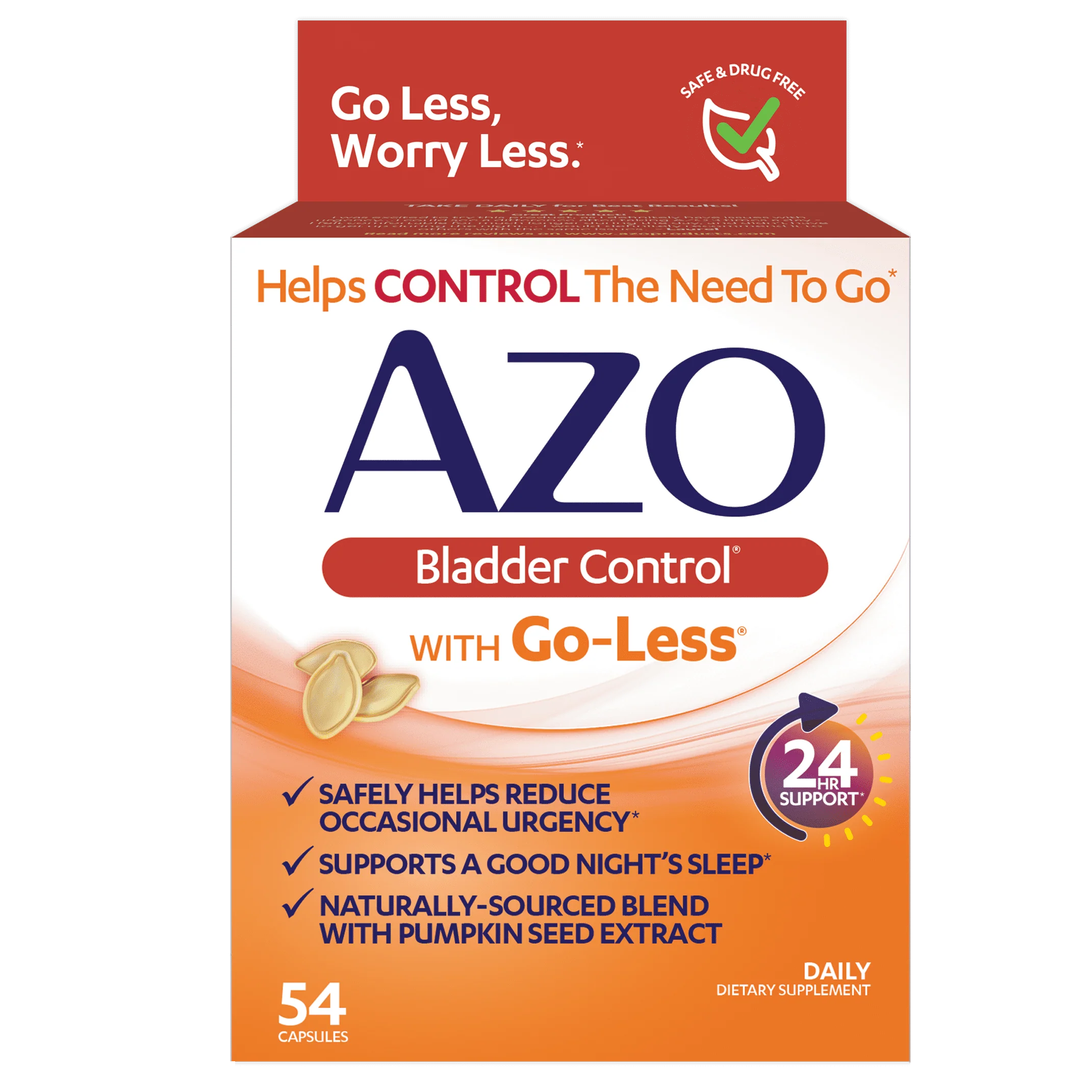 54 Count Bladder Control Supplement Capsules E829233