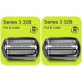 Foil & Cutter Replacement Head for Braun Electric Shaver (1 Count) F556197