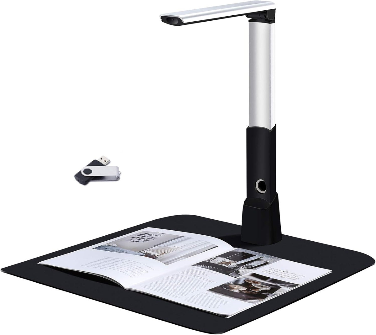 10MP CMOS Document Camera Scanner with LED Light and Microphone V521780