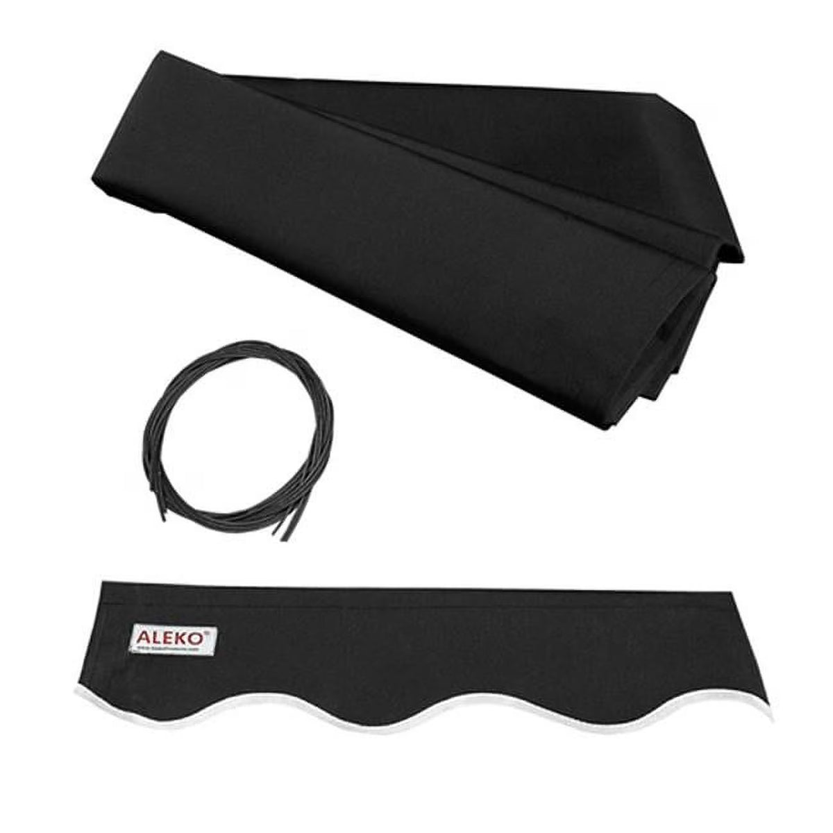 Black Retractable Awning Fabric Replacement 13 x 10 Feet E765