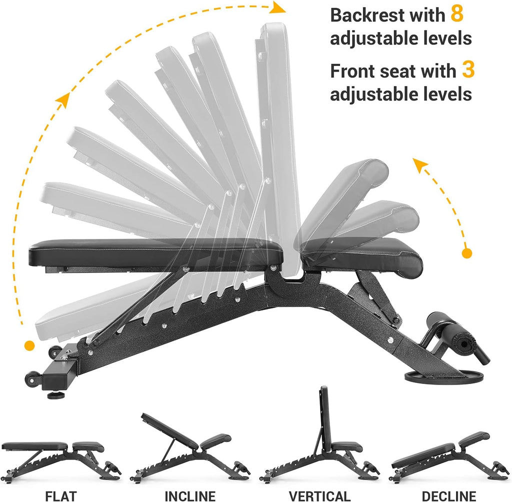 Adjustable Weight Bench with Leg Extension O7691