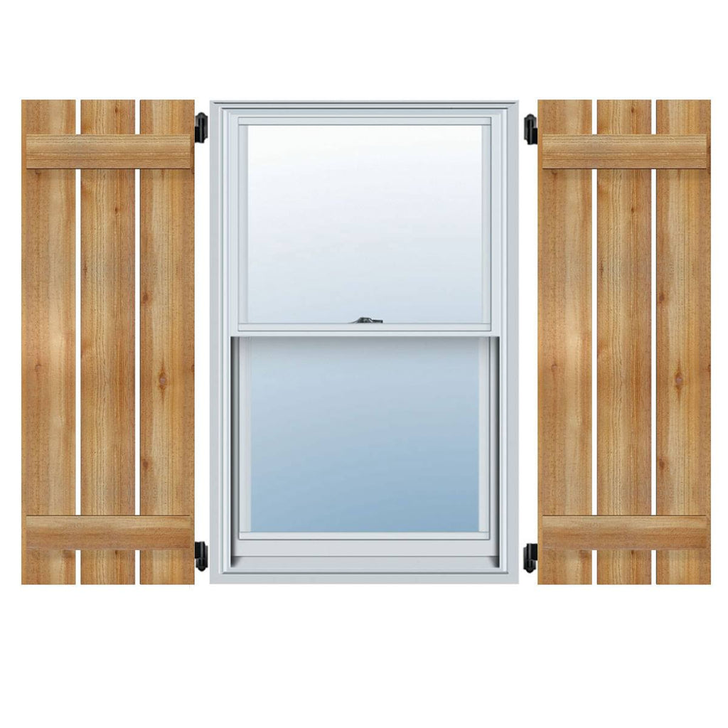 Rough Sawn Board-n-Batten Shutters D447738
