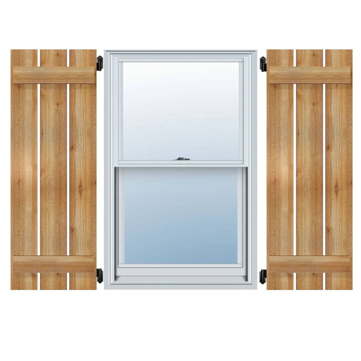 Rough Sawn Board-n-Batten Shutters D447738