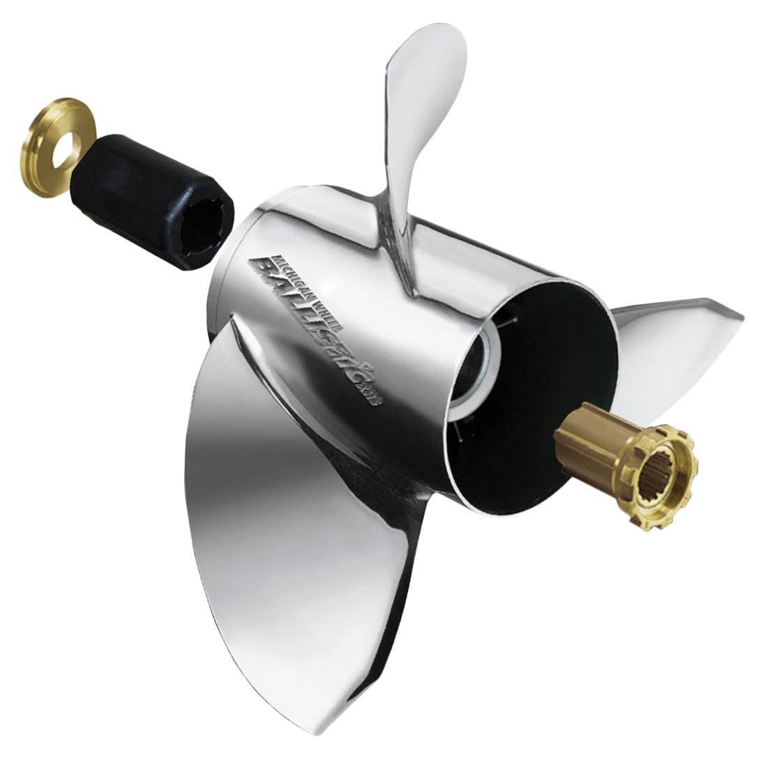 14-1/2x22 x 19 LH 3 Blade SS Propeller E982