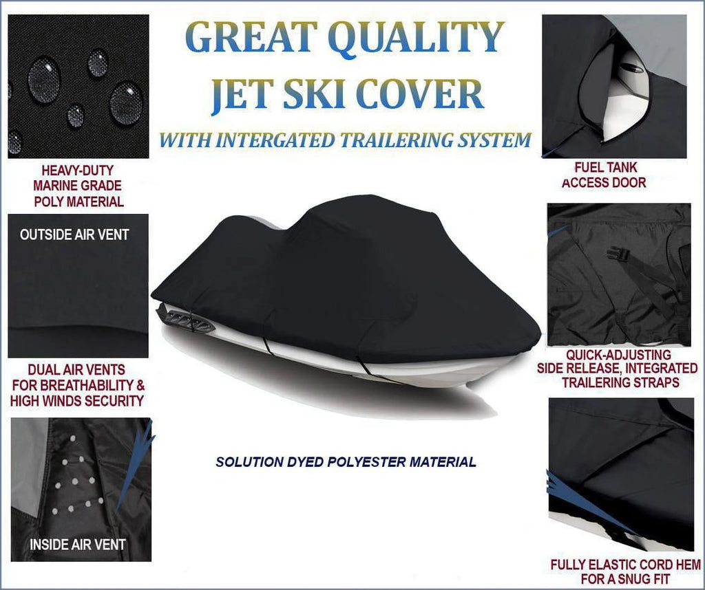 Black 600D Jet Ski Cover X42157