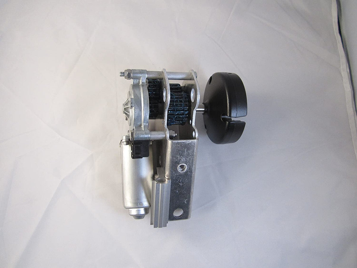 Black RV Awning Replacement Motor and Gear Assembly Q919