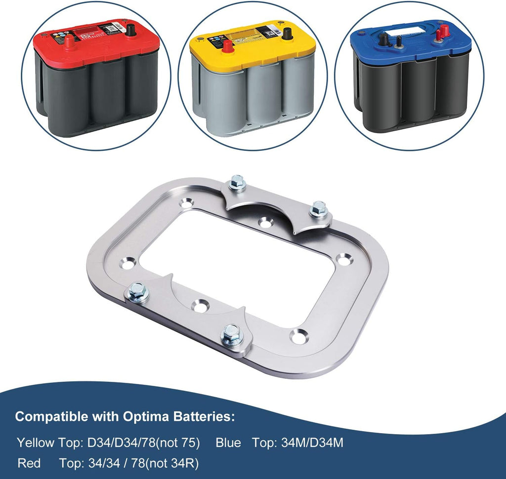 Billet Aluminum Battery Tray Hold Down Pack of 2 K450