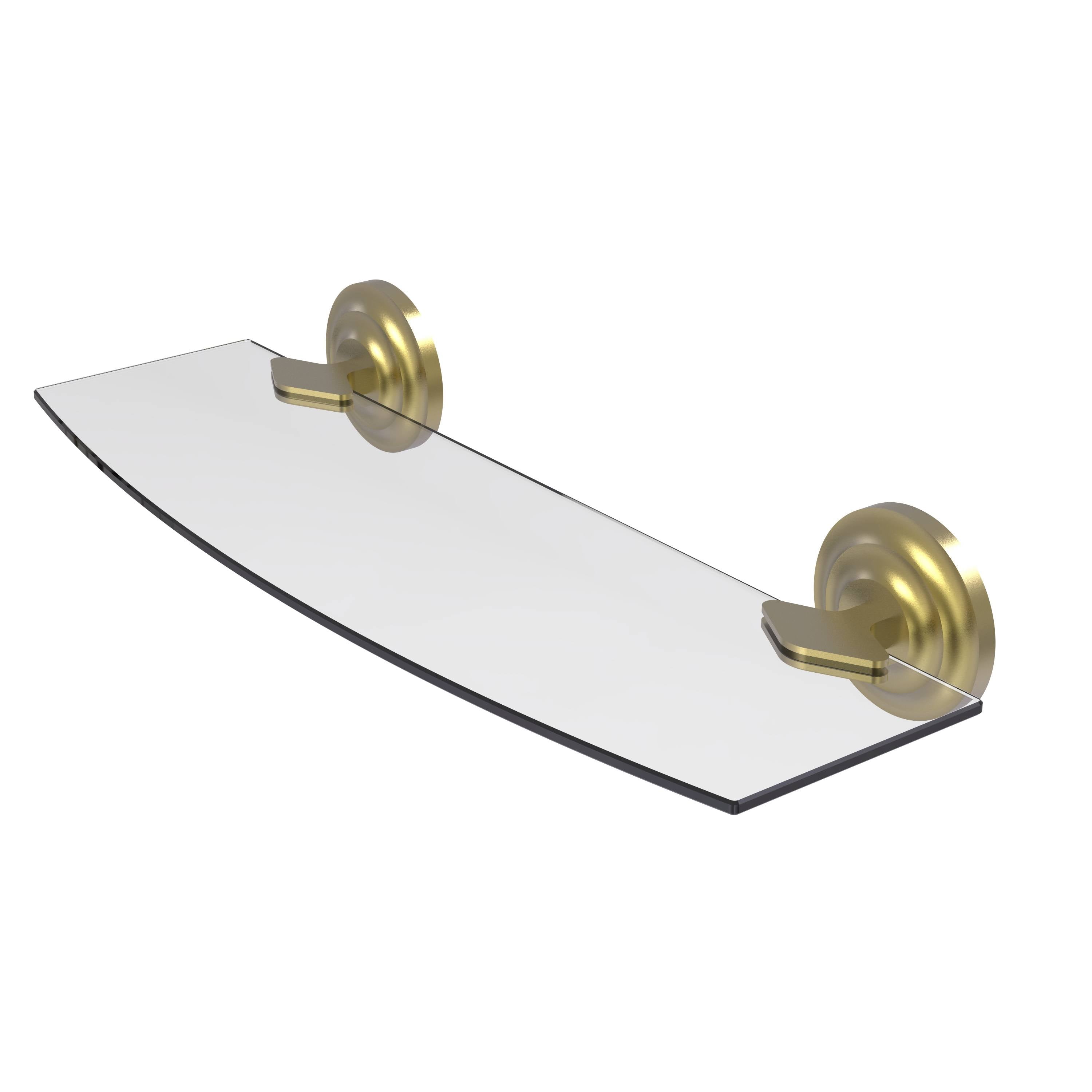 18x22 Glass Shelf Satin Brass J6890
