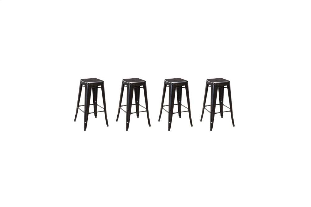 26 Barstool Set of 4 Gray X855636