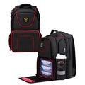 Insulated Meal Prep Backpack with 3 Meal Containers, 2 Ice Packs and Protein Shaker, Black N533671