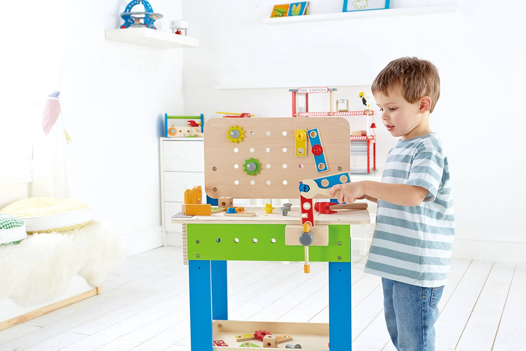Wooden Toolbench Pretend Builder Set M833