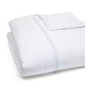 Full/Queen White/Blue Duvet Cover W3406