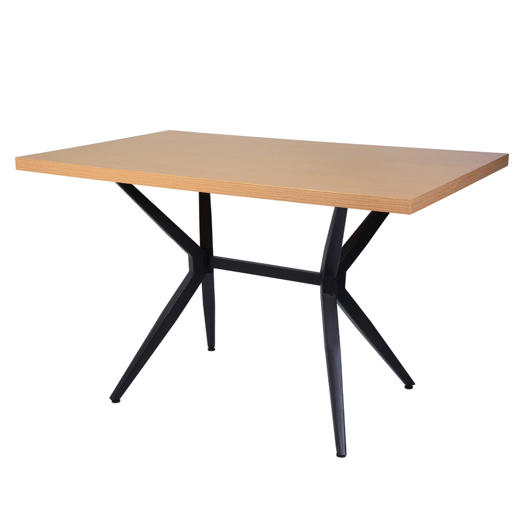 48"x30" Dining Table with Solid Metal Legs Y30289