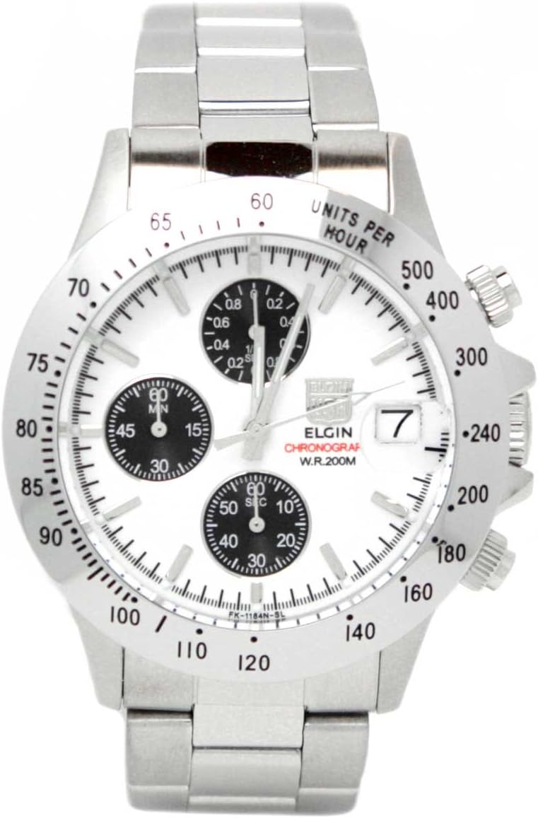 Silver Dial Color Black Men's Watch Q485