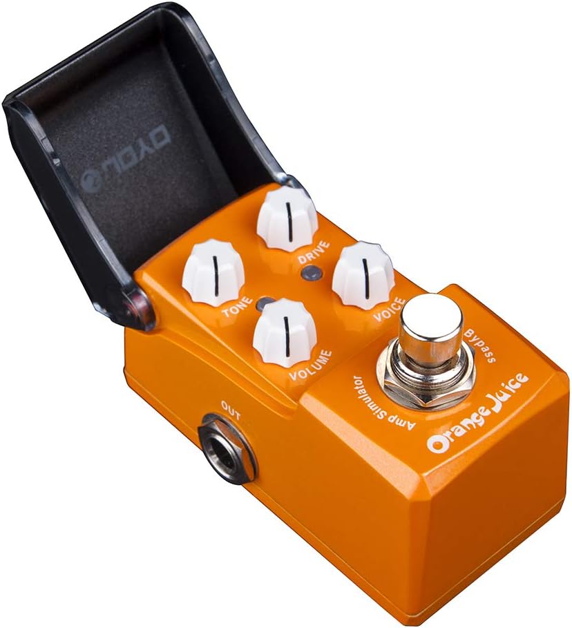 Orange Juice Guitar Amp Simulator Effects Mini Pedal, Pack of 2 W959269