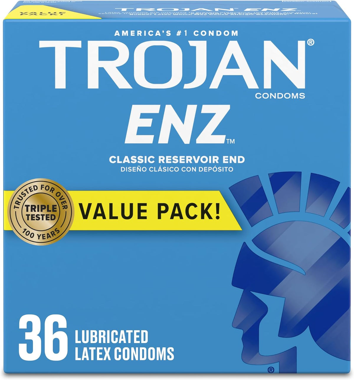 36 Count Lubricated Latex Condoms F658