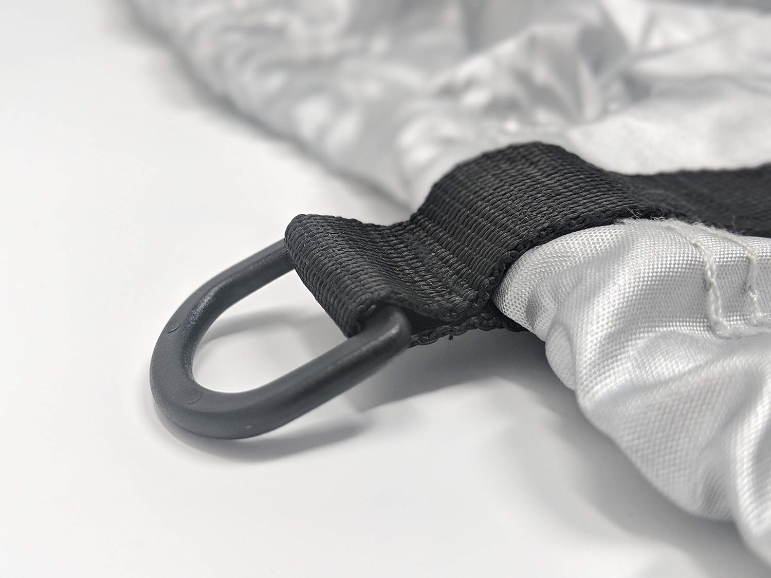 Weatherproof RV Cover for Travel Trailer 11.5' - 13.5' Long with Fleece Lining, Cable Lock, Storage Bag & Wind Straps R612642