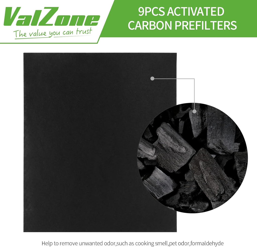 3 Pack True HEPA Filters with 9 Extra Carbon Filters S402