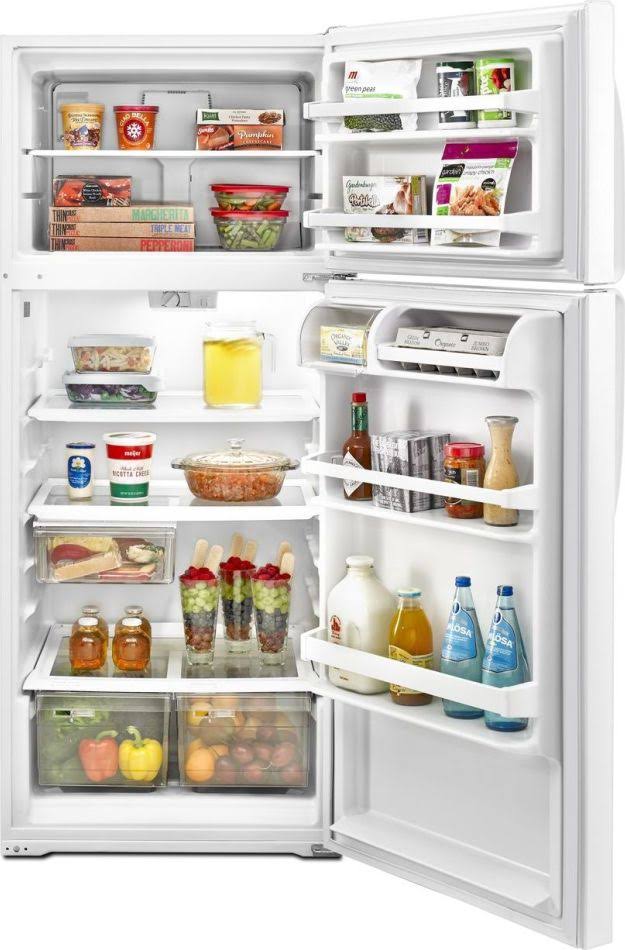 White Top Freezer Refrigerator Q193