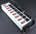 13in Putty White Cord Cover with 8 Outlets W87617