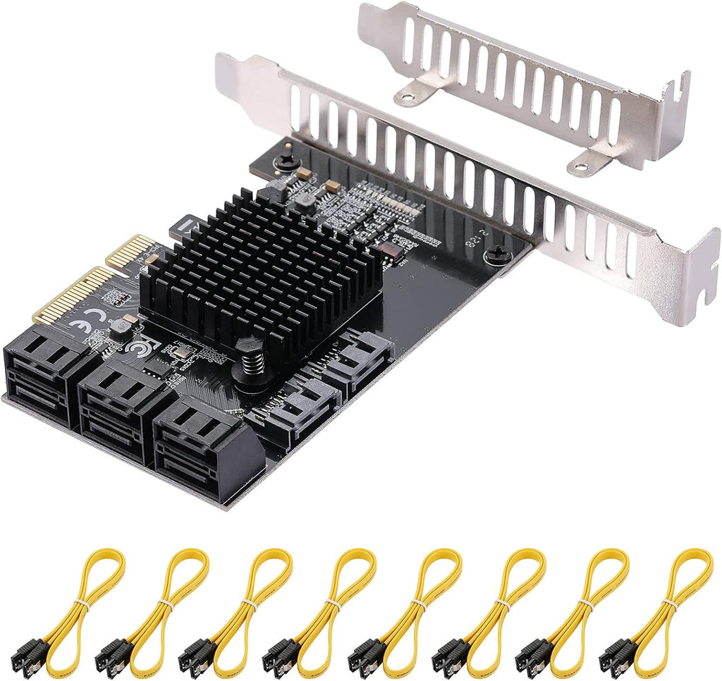 PCI Express to 16 Ports SATA 3.0 Controller Expansion Card Y400
