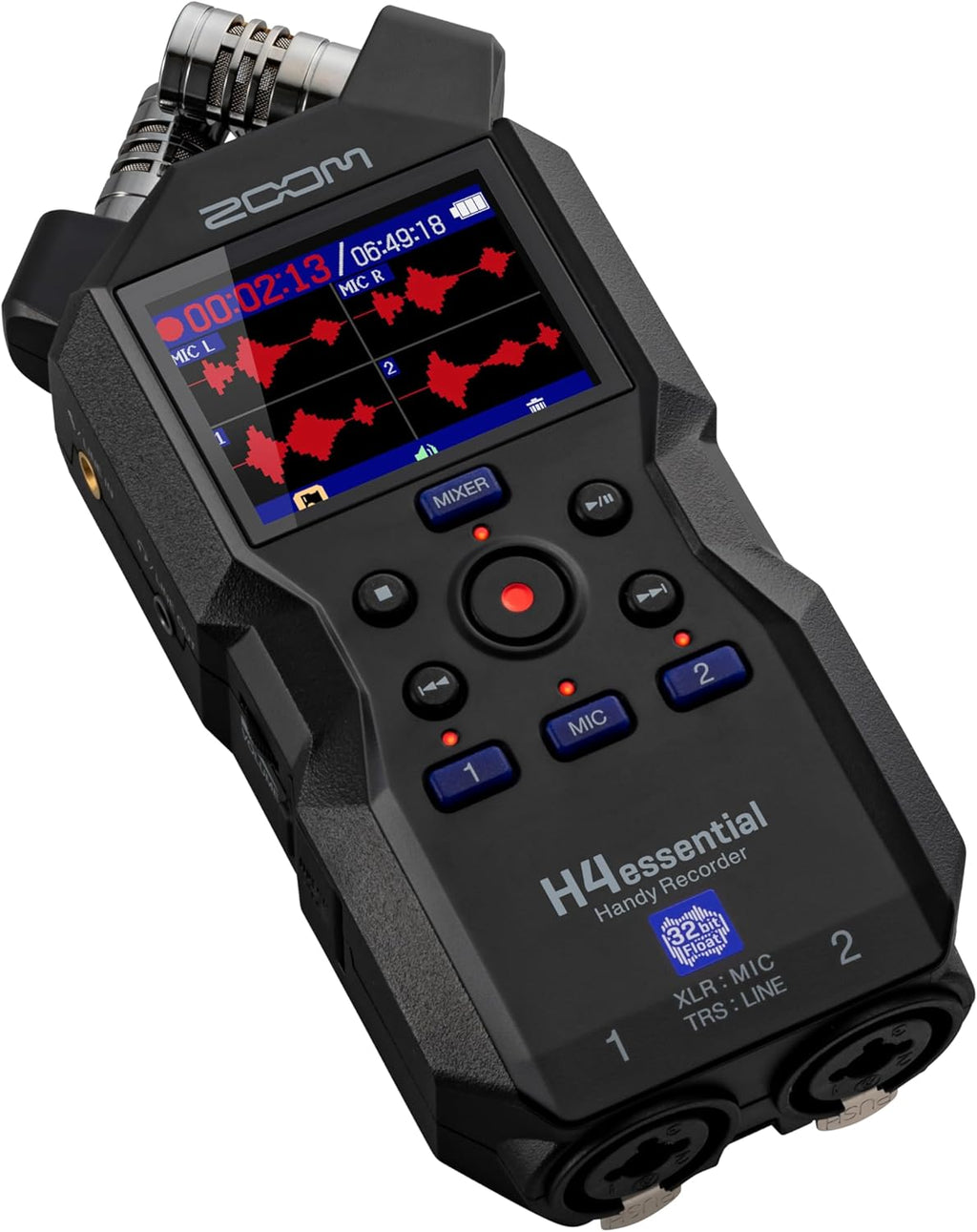 4-Track Recorder with Shotgun Microphone (Black) M156521