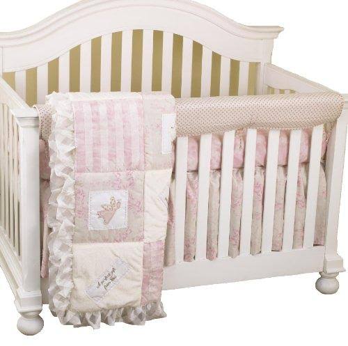 Houndstooth Front Crib Rail Cover Up Set Y549