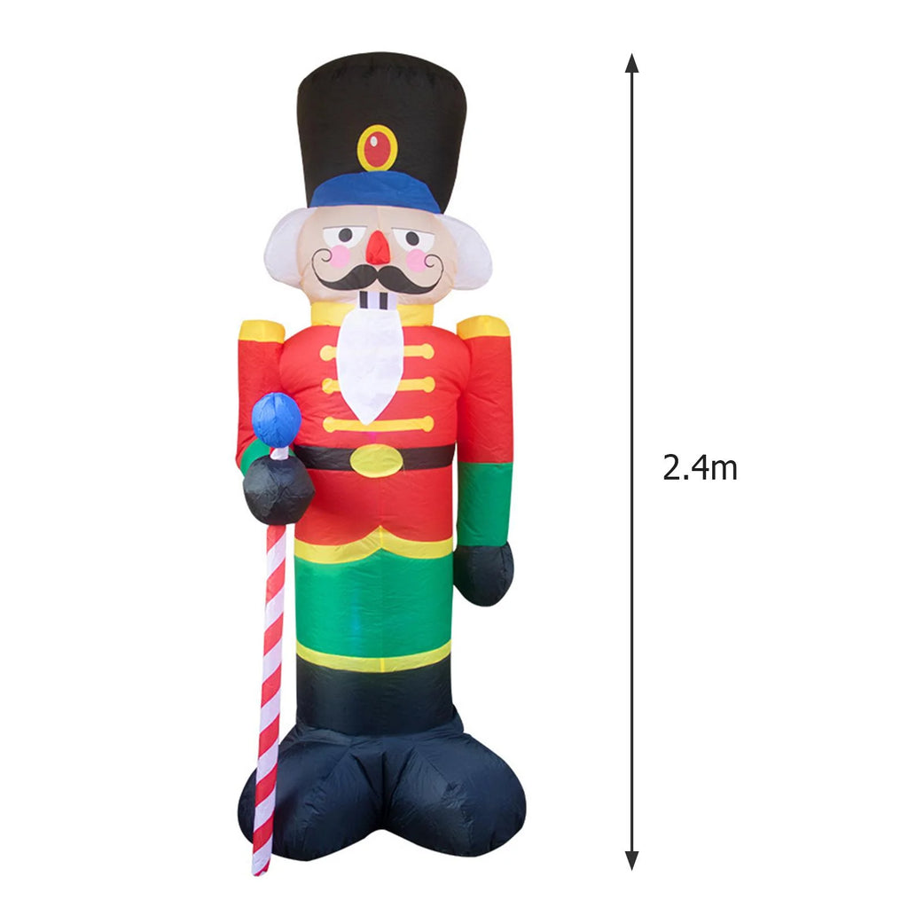 8 Foot Inflatable Nutcracker Christmas Decoration O261226