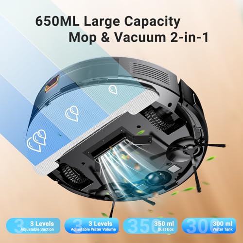 5000Pa 2 in 1 Robot Vacuum and Mop Combo N7970