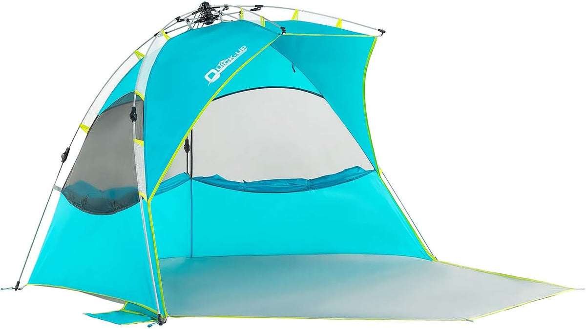 4-5 Person Instant Beach Tent Sun Shelter with SPF 50+ UV Protection K90891