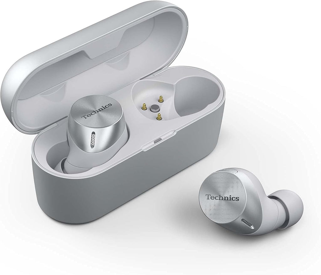 Silver True Wireless Earbuds with Noise Cancelling C290572