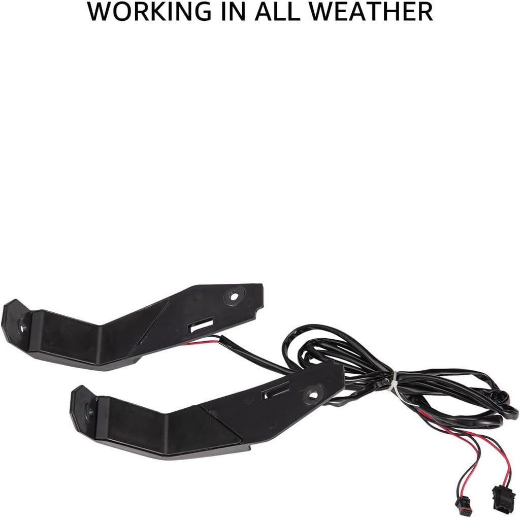 Black Aluminum Hand Guards LED Lighting Kit (2PCS) B647
