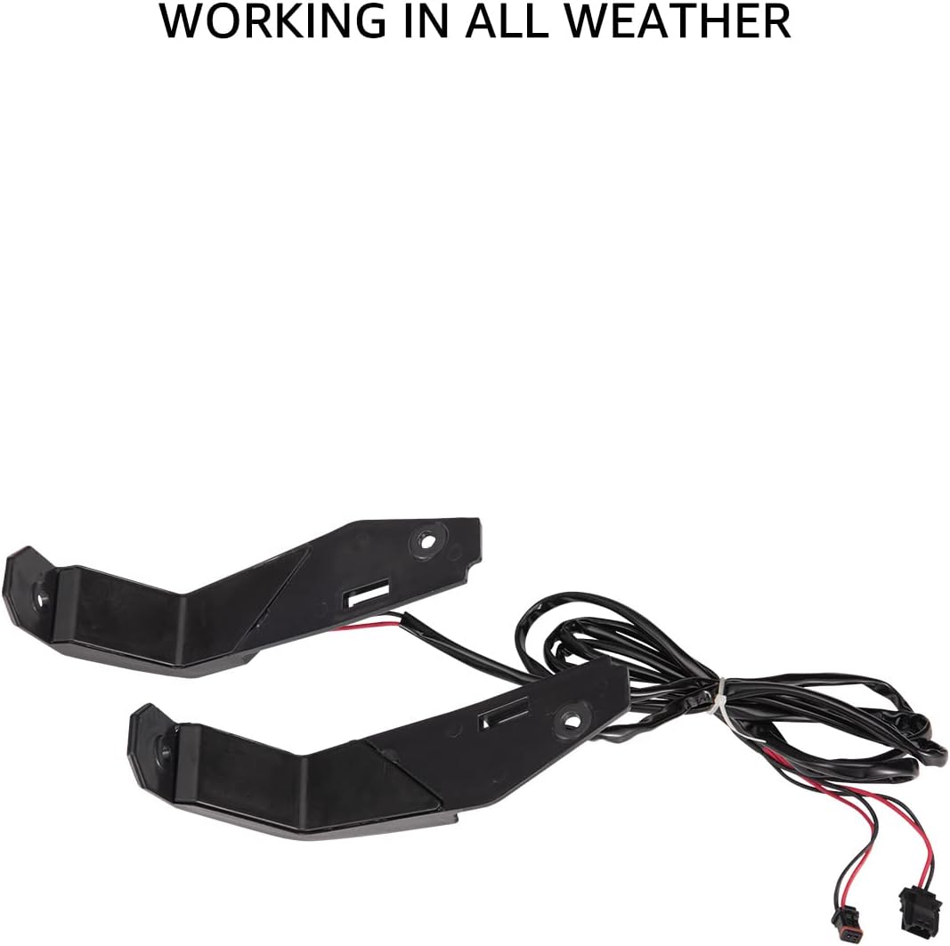 Black Aluminum Hand Guards LED Lighting Kit (2PCS) B647