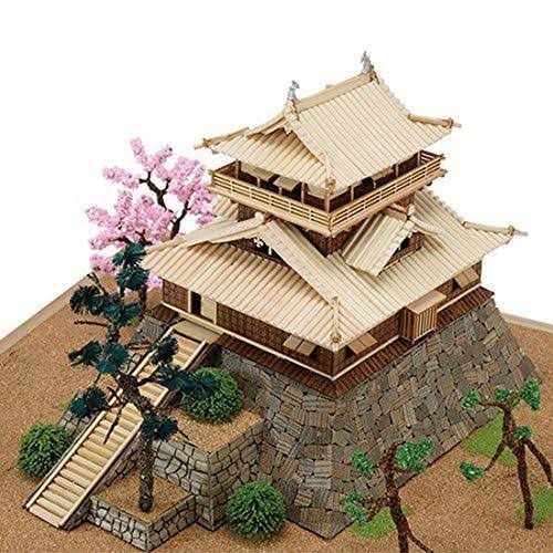 1/150 Maruoka Castle Wooden Model Assembly Kit W420633