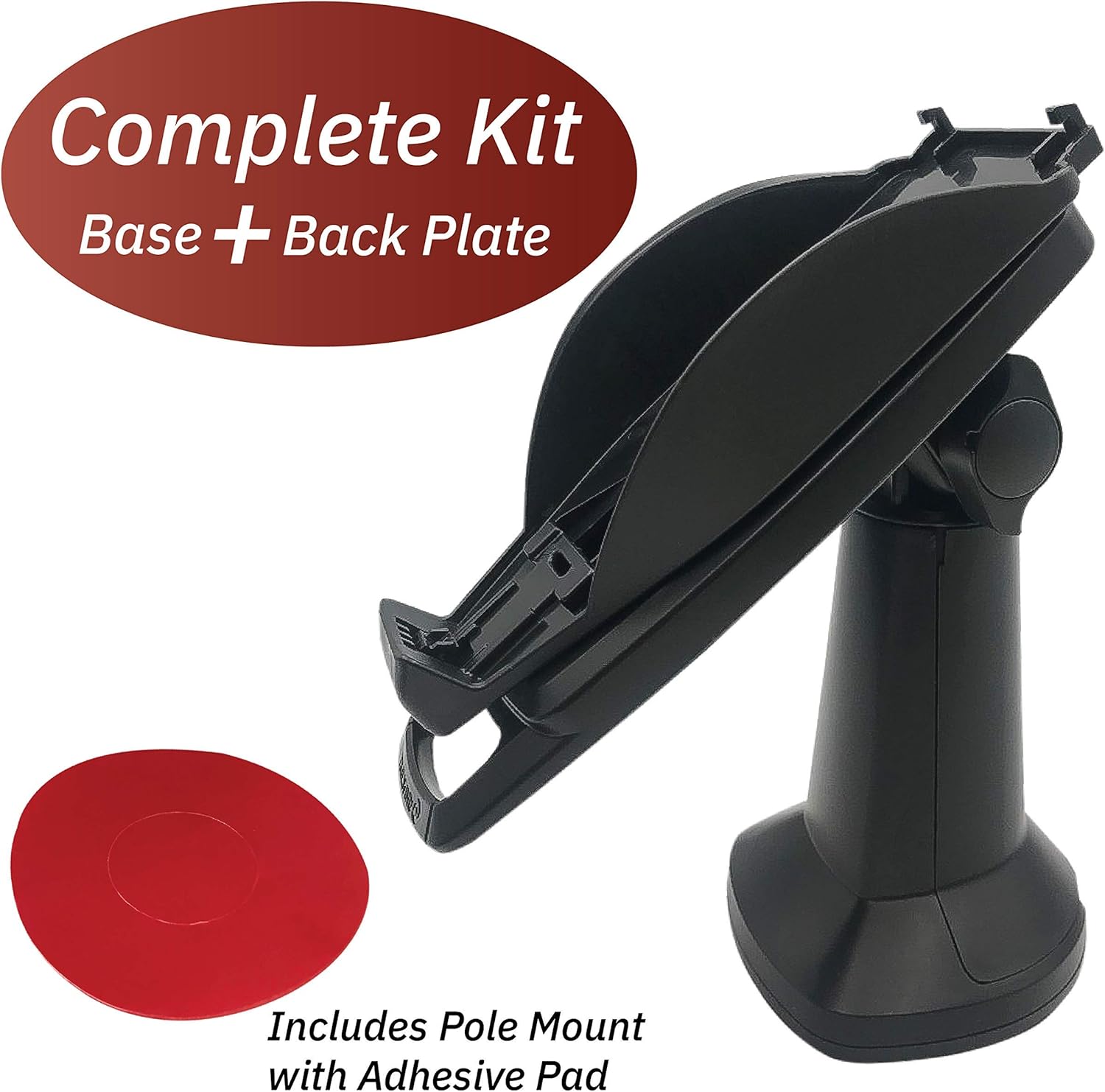 Black Pack of 2 Pole Mount Terminal Stand Q14173