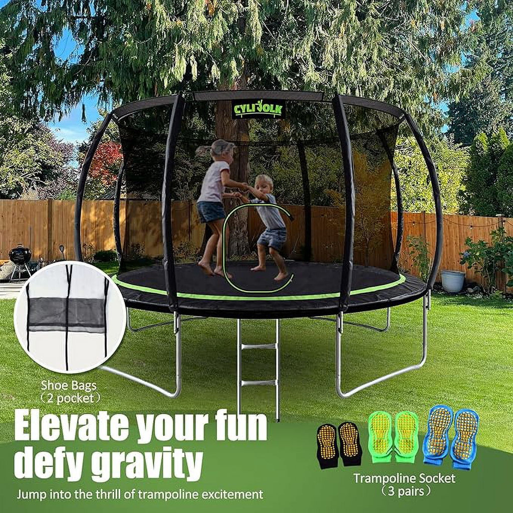 12 Foot Trampoline with Ladder T843005