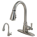 Stainless Steel Single Lever Kitchen Faucet U768572