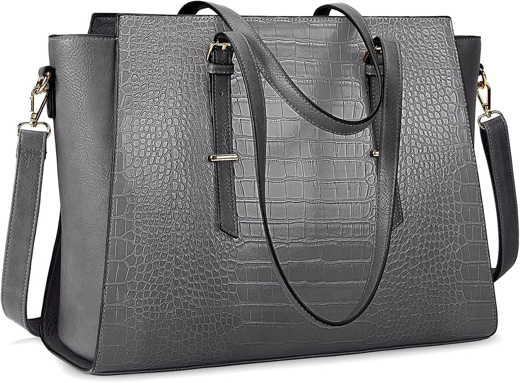 Brown Leather 15.6 Inch Laptop Tote Bag M983592