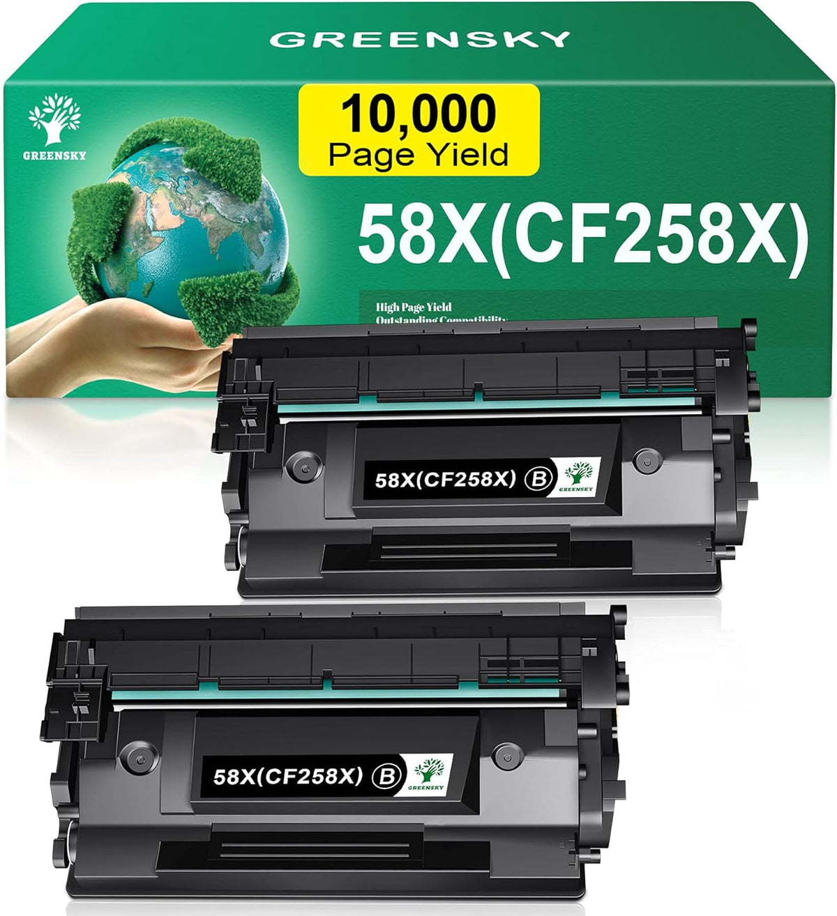 Black 2-Pack High Yield Toner Cartridge L7059