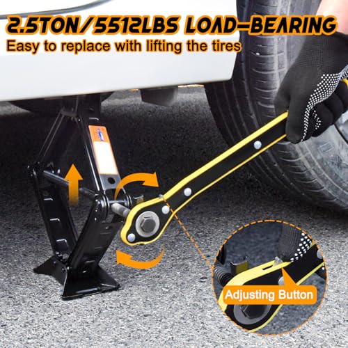 2 Ton Scissor Car Jack Kit with Lug Wrench T9690