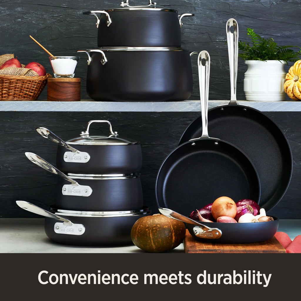 12-Inch Hard Anodized Nonstick Fry Pan with lid E521