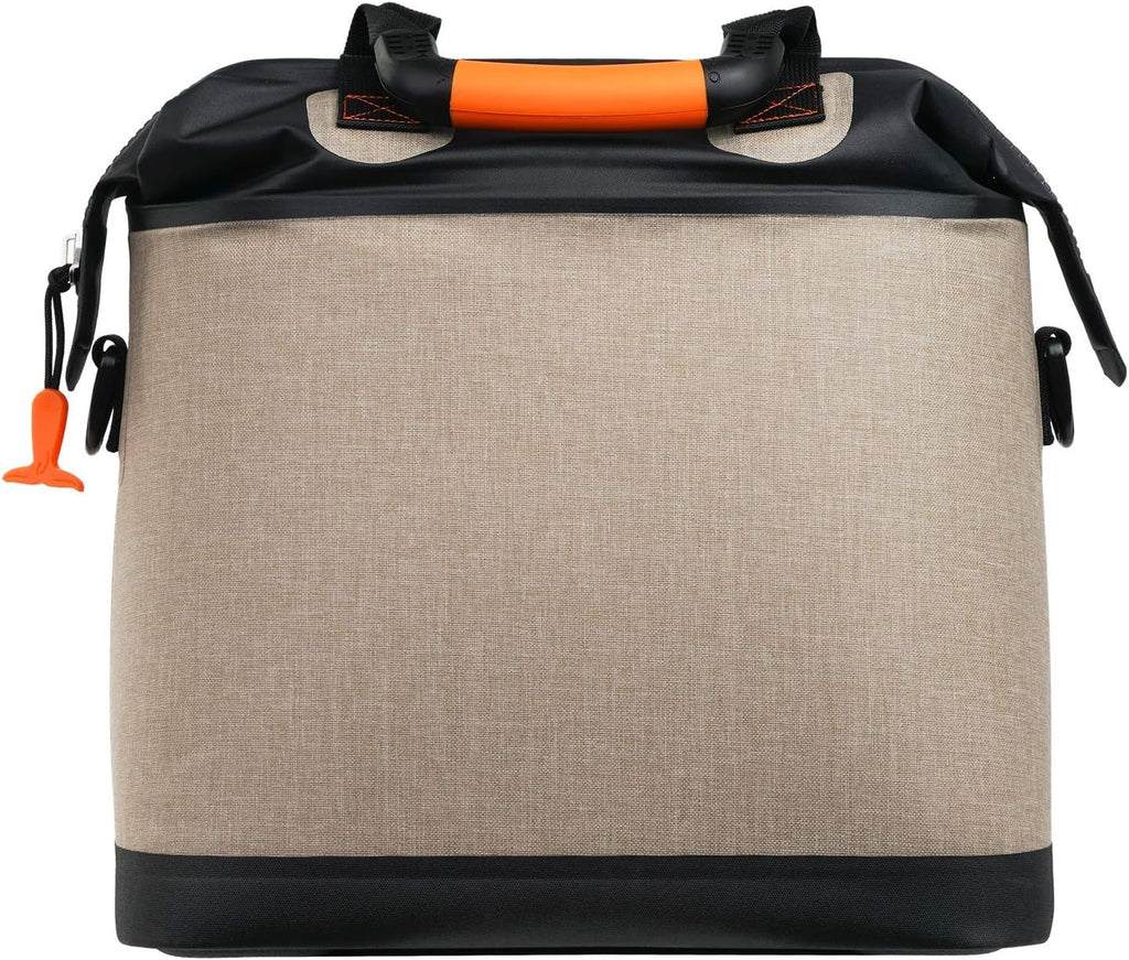 Tan Soft Side Tote Cooler Insulated Bag B62175