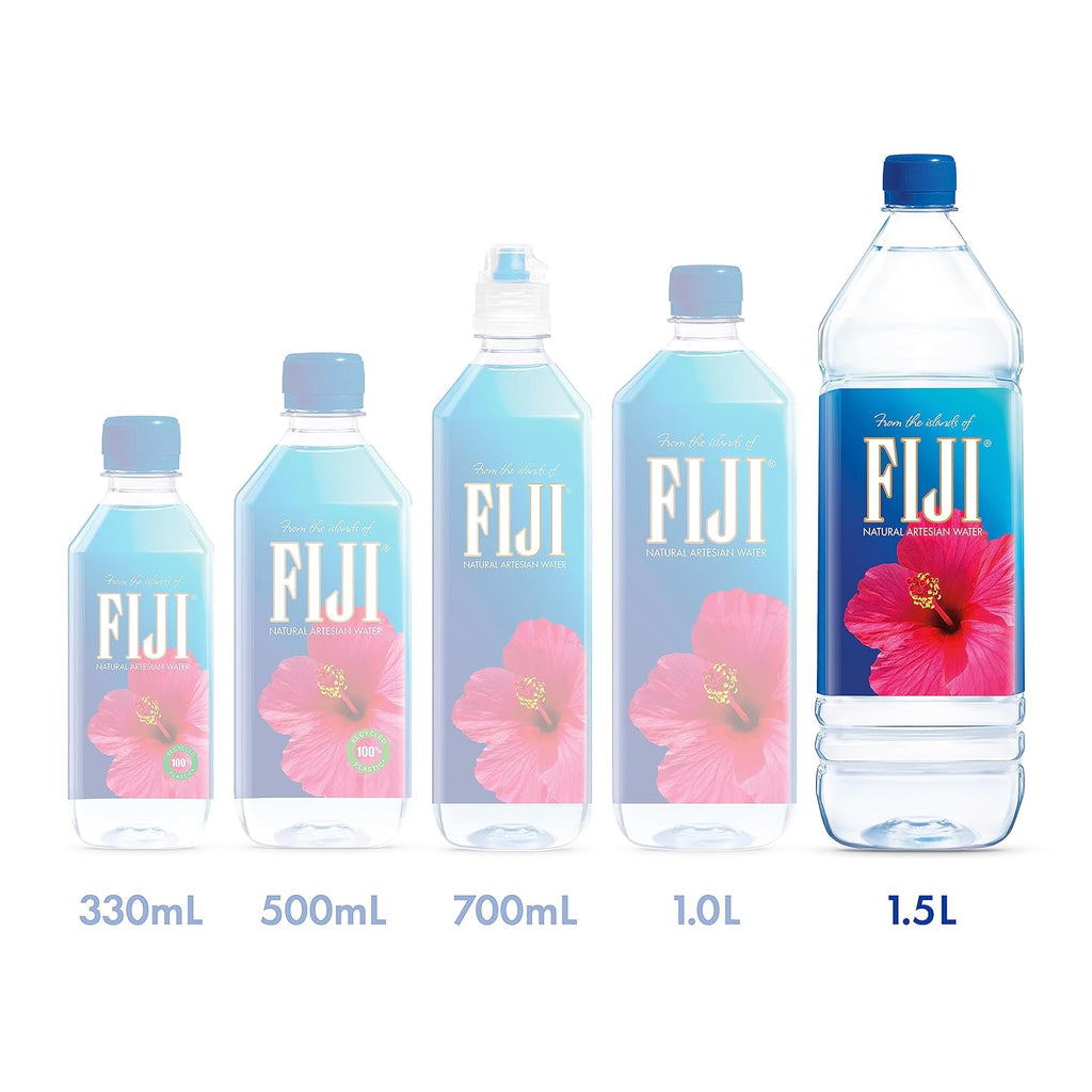 Natural Artesian Bottled Water 1.5 Liters / 50.7 Fl Ounce (Pack of 12) E1892