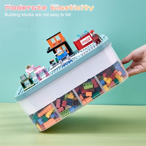 Plastic Stackable Toy Storage Case with Lid V859252