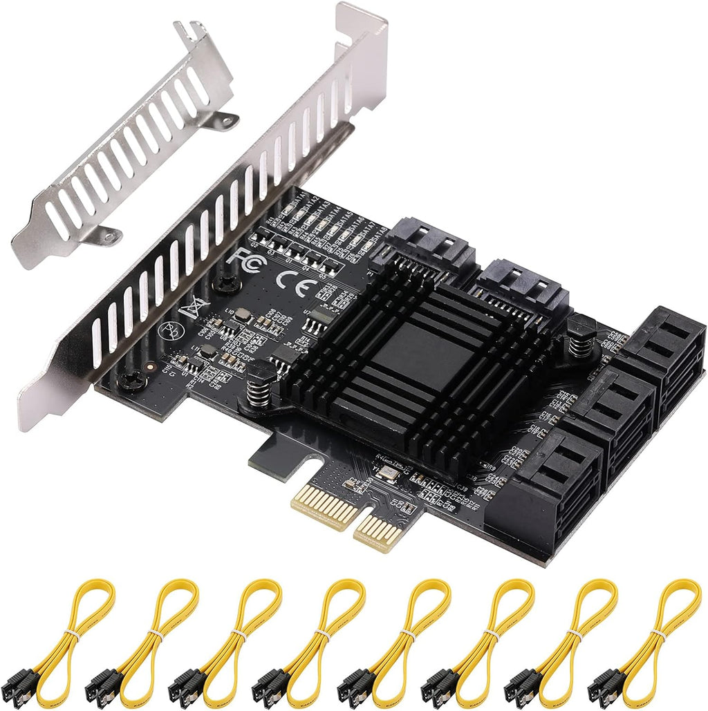 PCI Express to 16 Ports SATA 3.0 Controller Expansion Card Y400