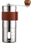 Portable Mini Stainless Steel Manual Coffee Grinder with Adjustable Settings P28282